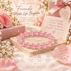 Serenity Rose Quartz Beaded Bracelet – meaning story
