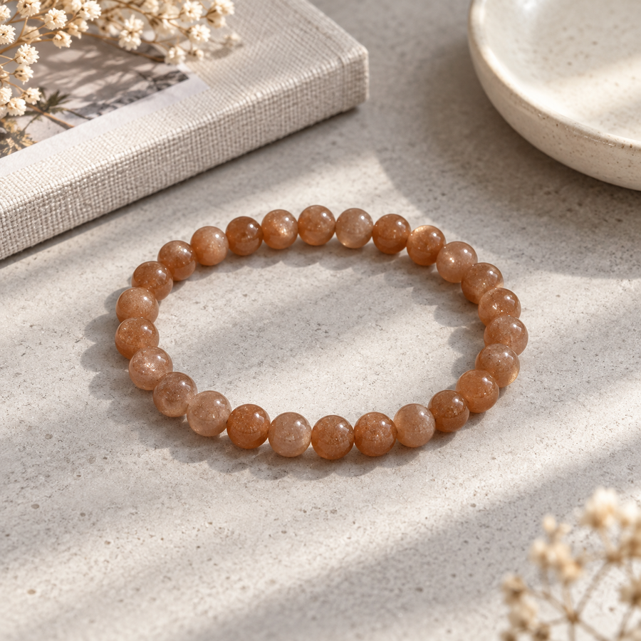 Celestial Sunstone Bracelet