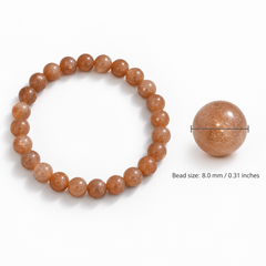 Celestial Sunstone Bracelet – size guide