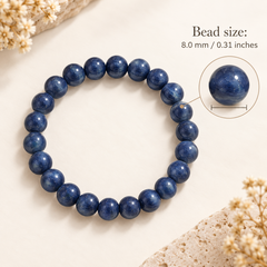 Ethereal Natural Kyanite Bracelet – size guide