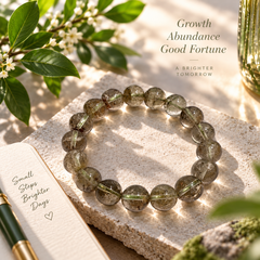 Celestial Green Phantom Quartz Bracelet – meaning story